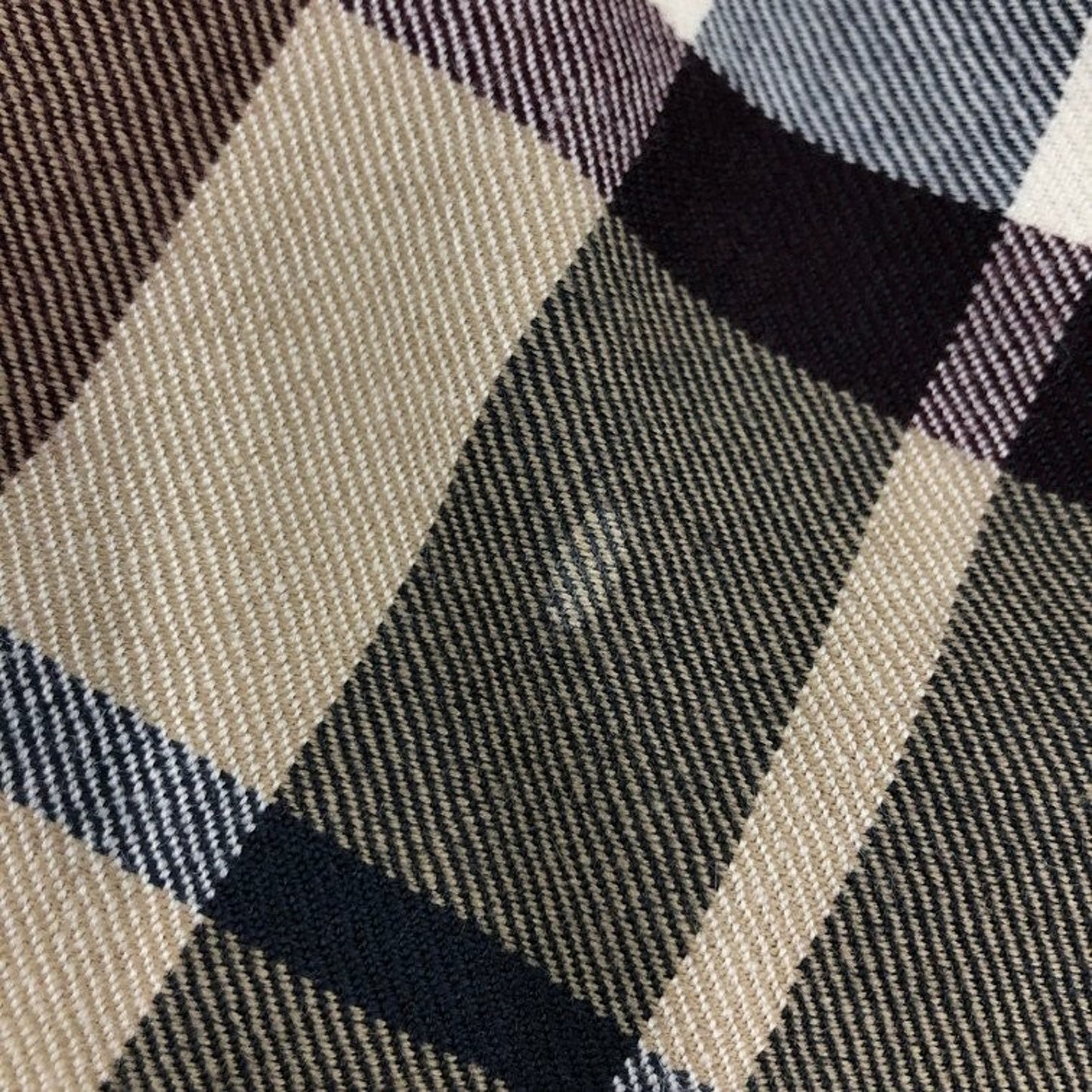 Burberry Blue Label Nova Check Skirt With Strap Beige Size 38