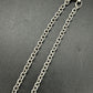 GUCCI Interlocking G GG Logo SV925 Silver Necklace Pendant 17in