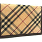 Burberry Nova Check Cardholder | Canvas & Leather | Beige & Brown