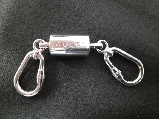 GUCCI Keyring Keychain Carabiner with Box