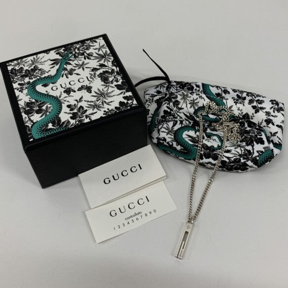 GUCCI necklace, silver (SV925) Includes box, dust bag Approx. 48cm length, 15.2g (Model number: GII63083)