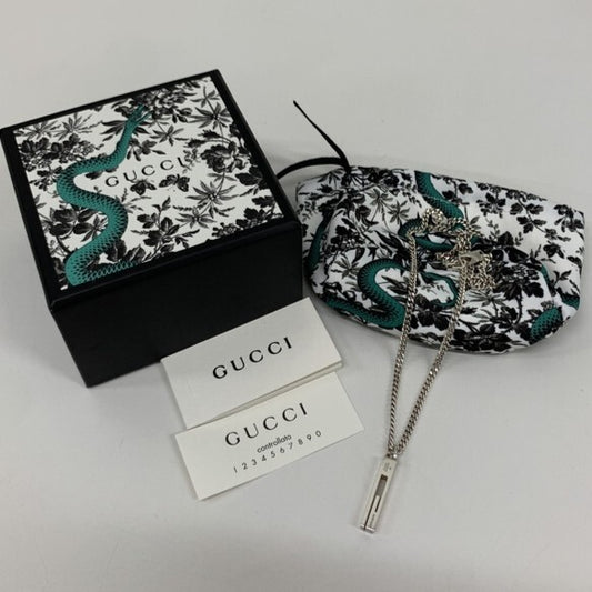 GUCCI necklace, silver (SV925) Includes box, dust bag Approx. 48cm length, 15.2g (Model number: GII63083)