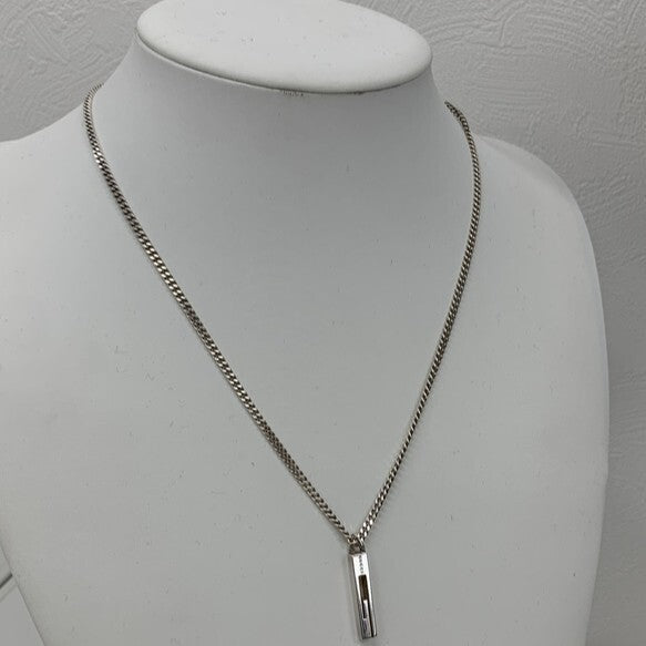 GUCCI necklace, silver (SV925) Includes box, dust bag Approx. 48cm length, 15.2g (Model number: GII63083)