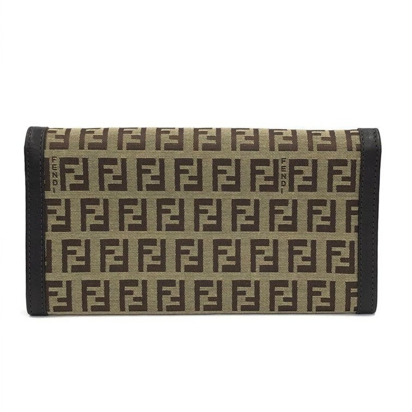FENDI Bi-fold Long Wallet, Zucca Pattern, 2270-8M0000-038