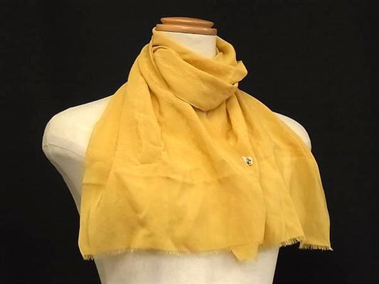 Celine Macadam Scarf | Silk | Yellow
