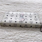 MCM Visetos Rabbit Round Zipper Long Wallet PVC Leather