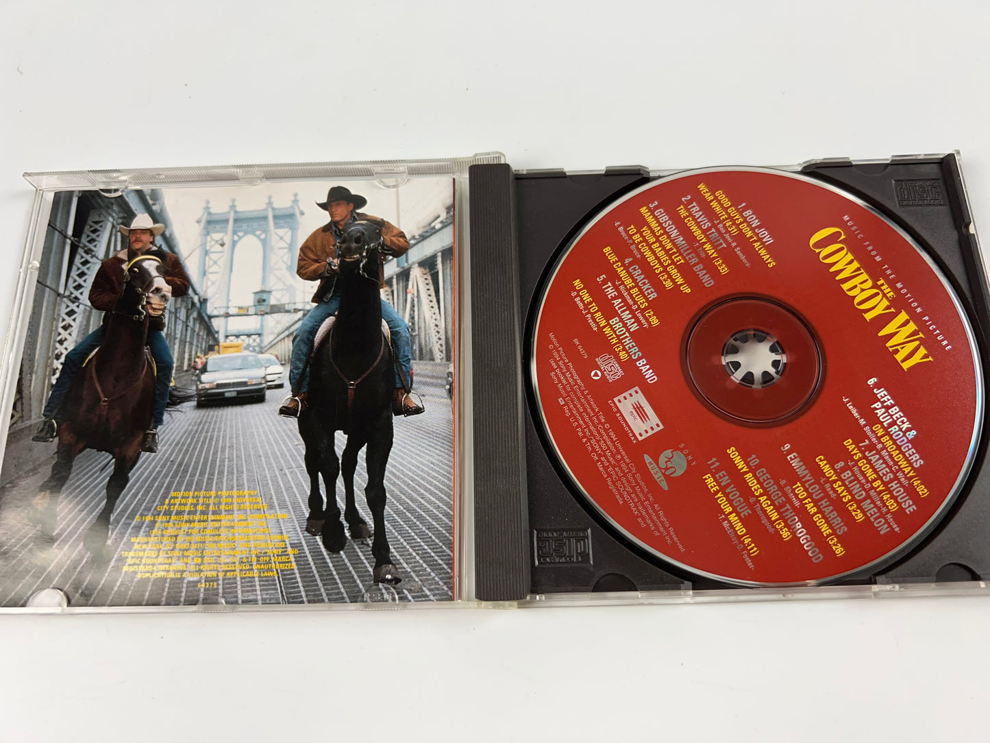 The Cowboy Way - 1994 Sony Music Soundtrack CD