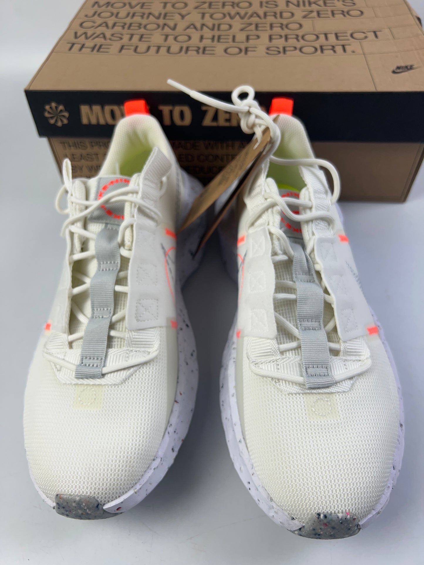 Nike Crater Impact Shoes Summit White Grey Fog DB2477 100 Size 9