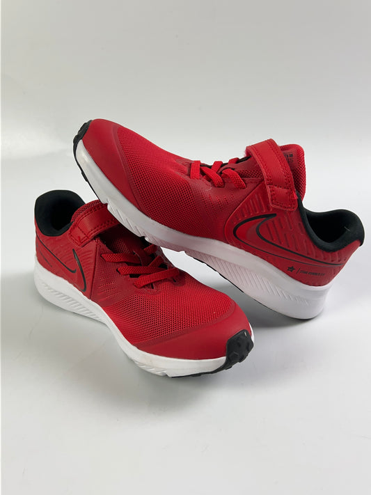 Nike Star Runners 2.0 Children’s Shoe With Strap Closure Blk/Red Sz 3y AT1801-600