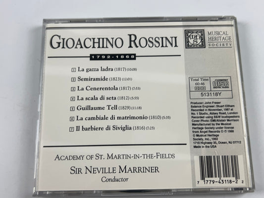 Marriner Conducts Rossini Overtures - Audio CD By Rossini