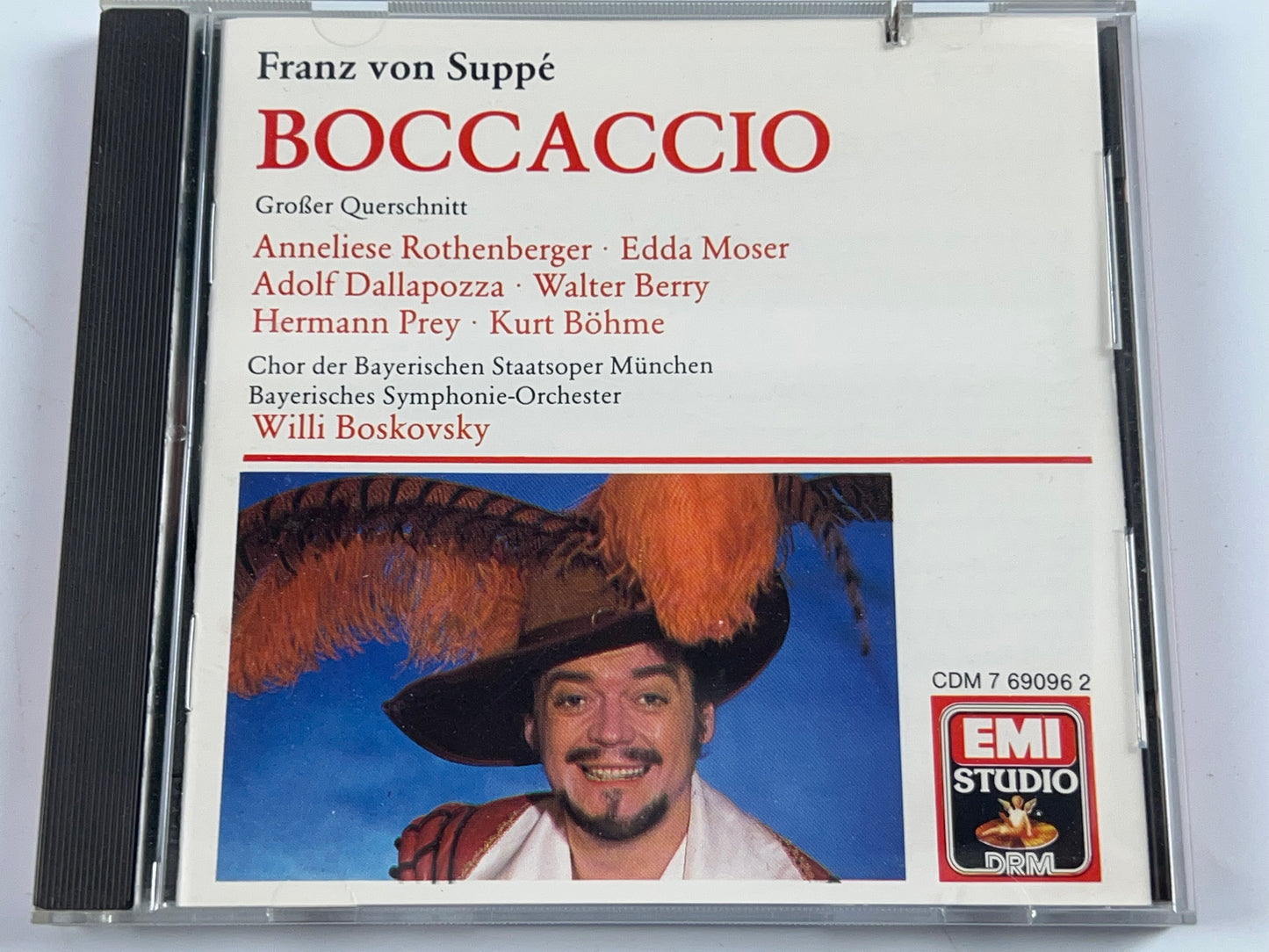 Von Suppe "Boccaccio" Opera Highlights - Prey, Moser, Berry w Boskovsky 1975 CD