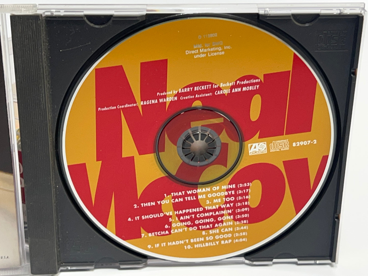 Neal McCoy Self Titled Debut(CD, Jun-1996, Atlantic 10 Tracks)