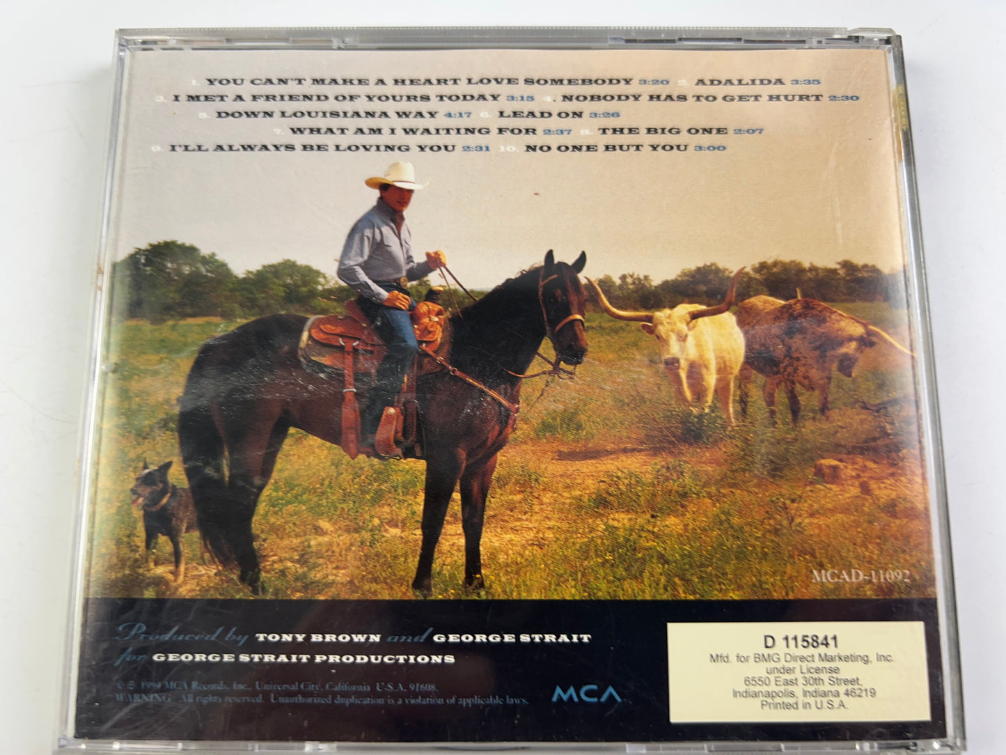 George Strait - Lead On - MCA Records Music CD