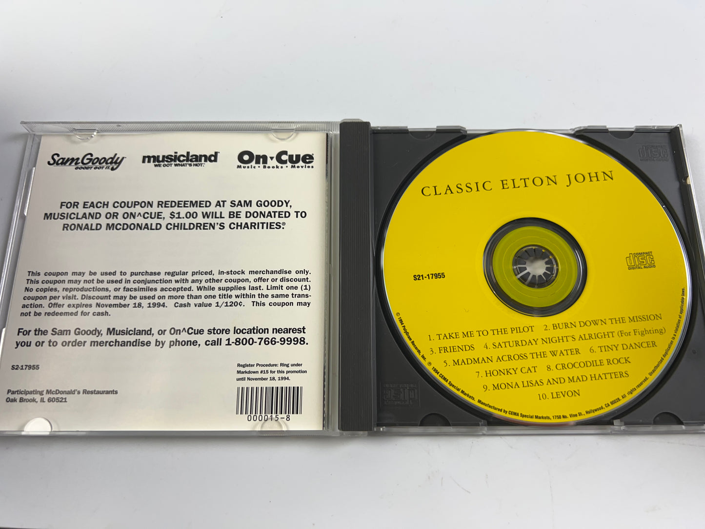 ELTON JOHN - Classic Elton John CD