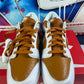 NIKE DUNK LOW_DARK CURRY/WHITE FQ6965-700-MENS SIZE 9.5