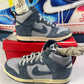 NIKE DUNK HIGH USED SIZE 8.5 NOTRE MIDNIGHT NAVY CW3092 400