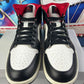 Nike Air Jordan 1 Mid Women’s Size 12 White Black Red Shoes BQ6472-061