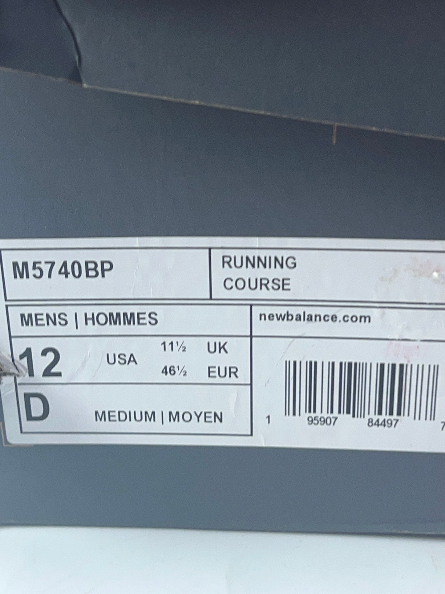 New Balance 5740 Orange Red Running Sneakers M5740BP Men Sz 12