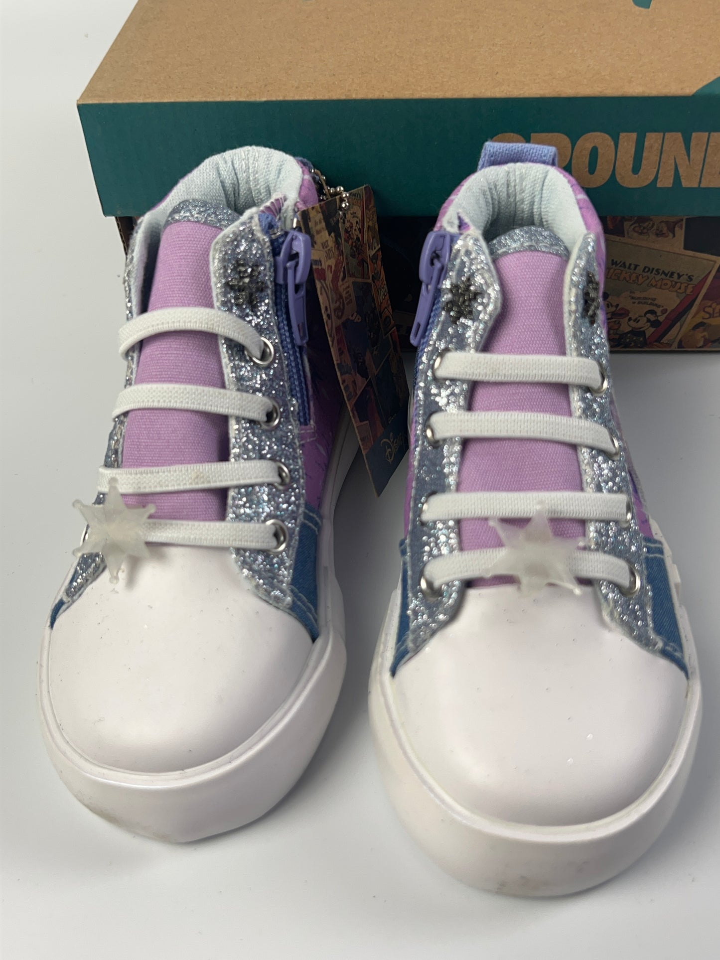 Elsa & Anna Sneakers 7T by Ground Up