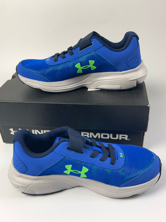 Under Armour Little Kids BPS Rave 2 AC Running Shoes 3000143-400  Sz 2Y