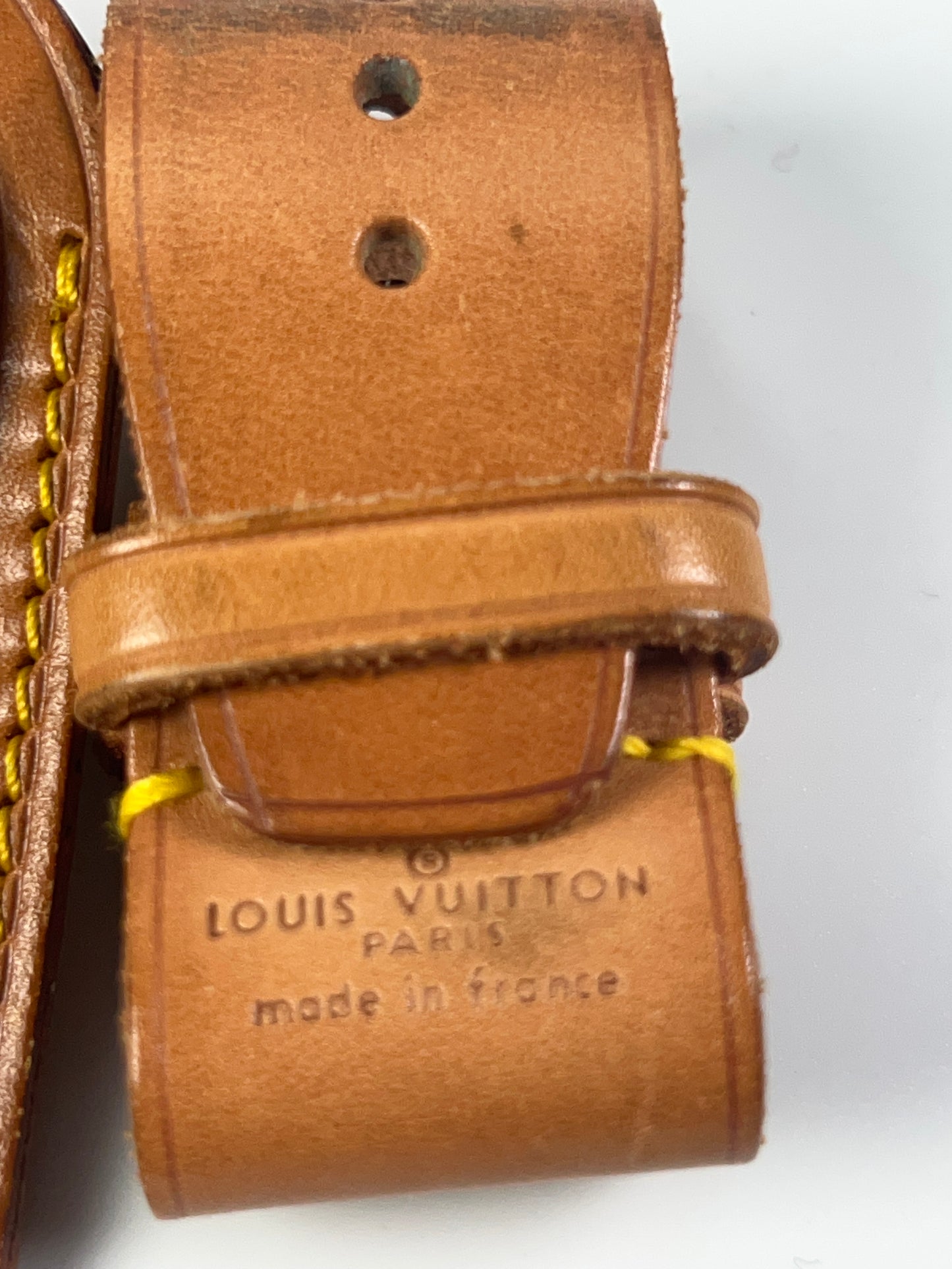 Authentic Louis Vuitton Luggage Tag 2pc Set