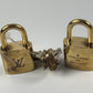 LOUIS VUITTON Set of 2 locks with 3 Keys #318