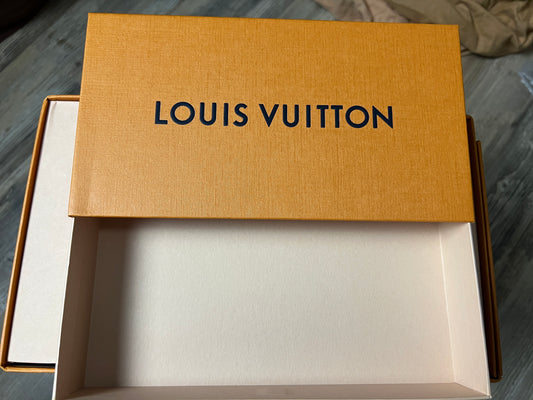 Louis Vuitton Orange Box 9.75"x5.25"x1.75" Empty Box