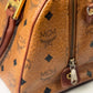 MCM Hand Bag Brown Visetos Pattern # L4962 10x6x6