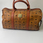 MCM Boston Shoulder Bag Leather Visetos Pattern V4659 16x7x8 (No Strap)