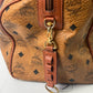 MCM Boston Shoulder Bag Leather Visetos Pattern V4659 16x7x8 (No Strap)