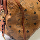 MCM Boston Shoulder Bag Leather Visetos Pattern V4659 16x7x8 (No Strap)