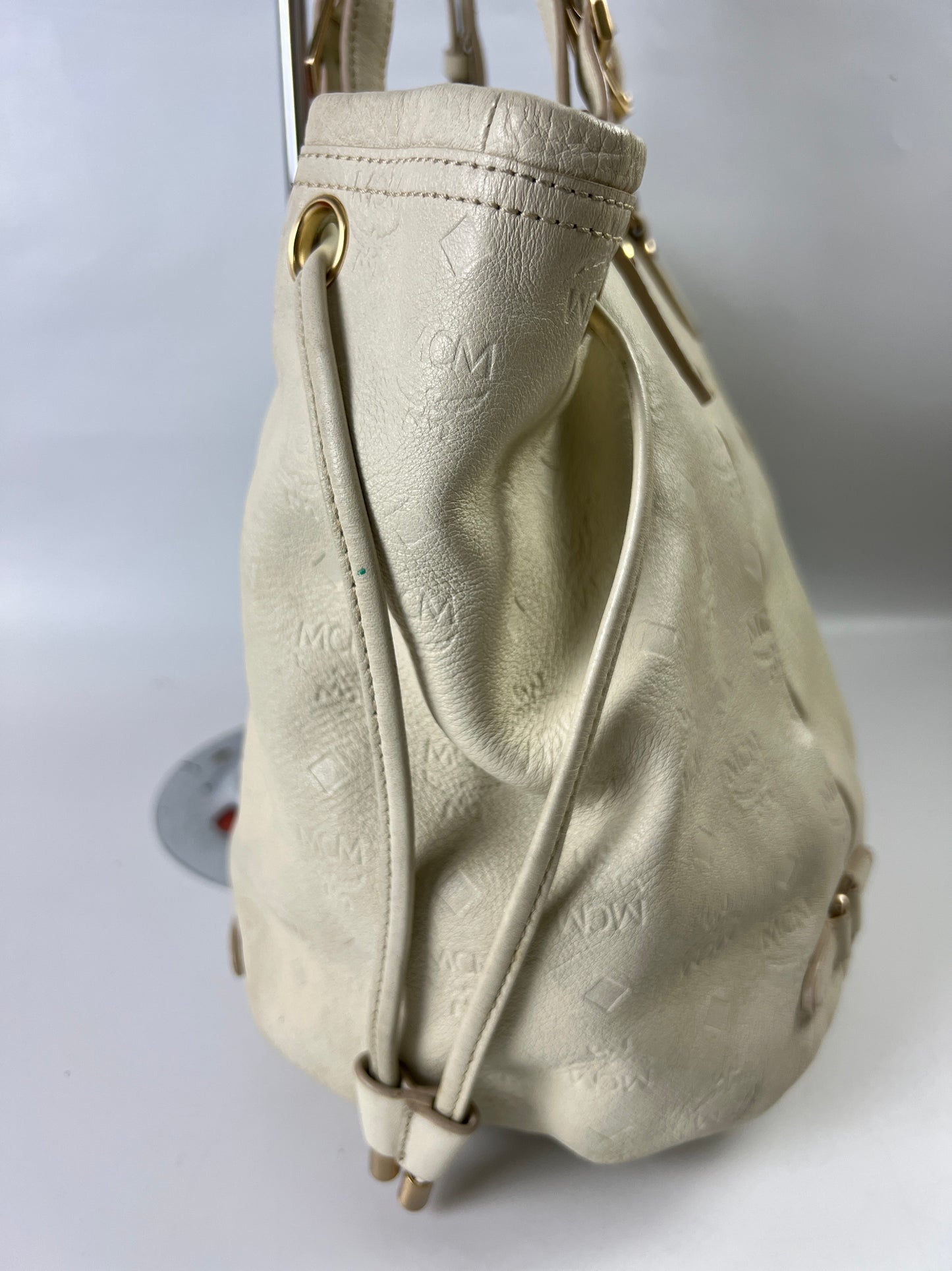 MCM Tote/Shoulder Bag White