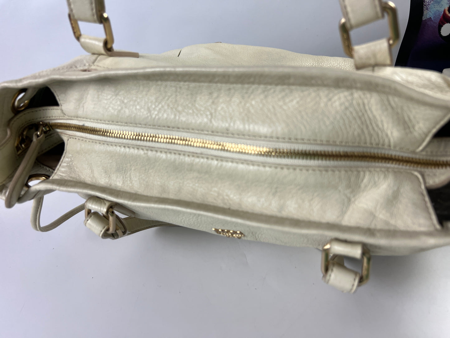 MCM Tote/Shoulder Bag White