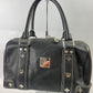 MCM Boston Bag Black 12x6x7