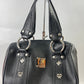 MCM Mini Boston Bag Black 9x5x6