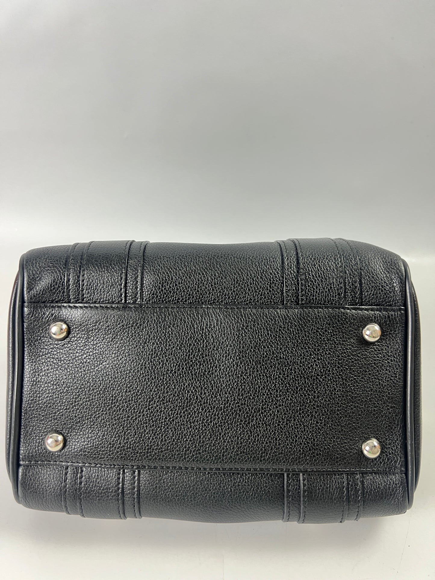 MCM Mini Boston Bag Black 9x5x6