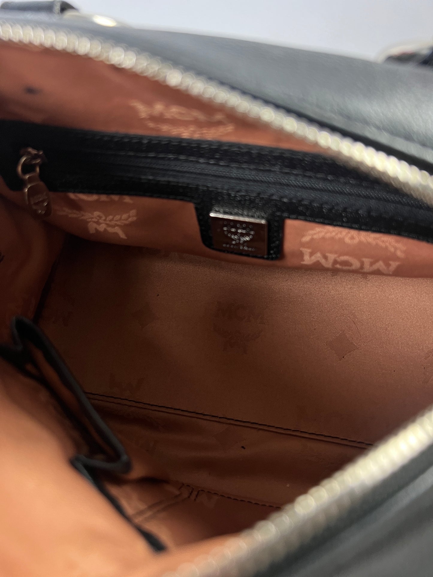 MCM Mini Boston Bag Black 9x5x6