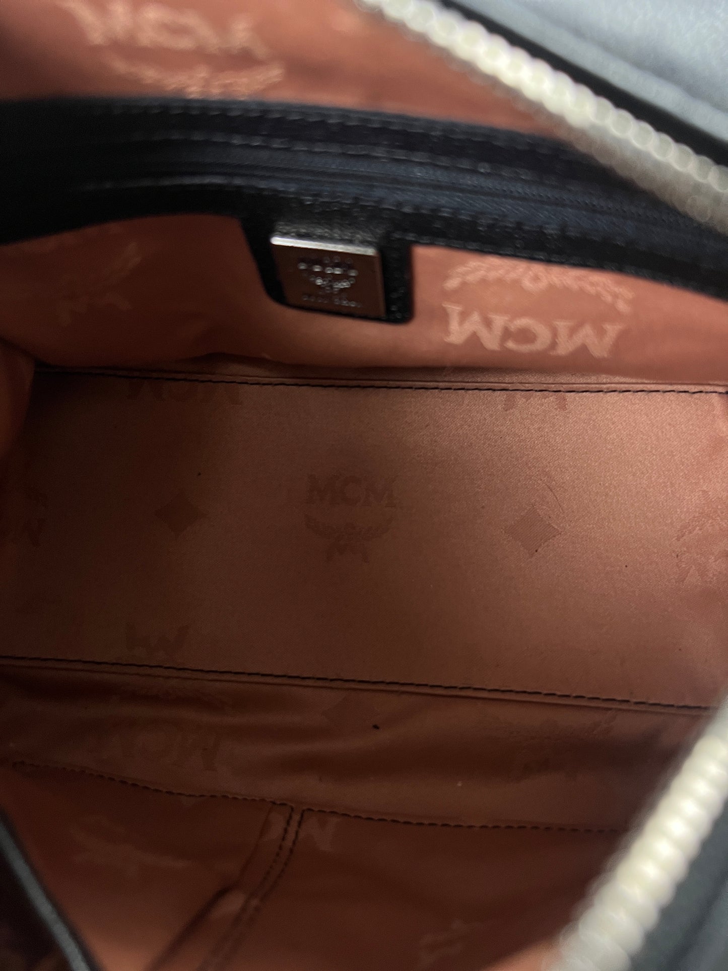 MCM Mini Boston Bag Black 9x5x6