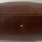 MCM Boston Bag Leather Brown Visetos Pattern Excursion G3280