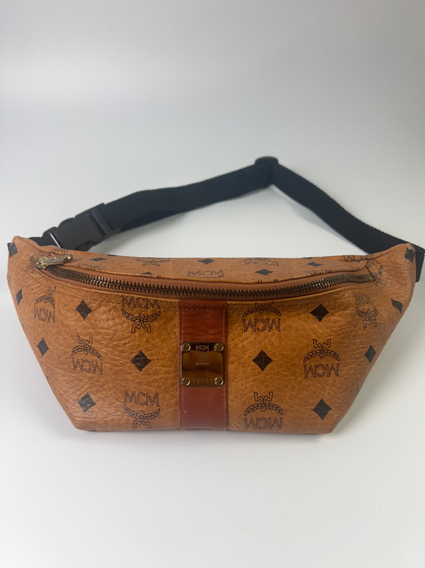 MCM Visetos Leather Vintage Waist Bum Bag Visetos Pattern