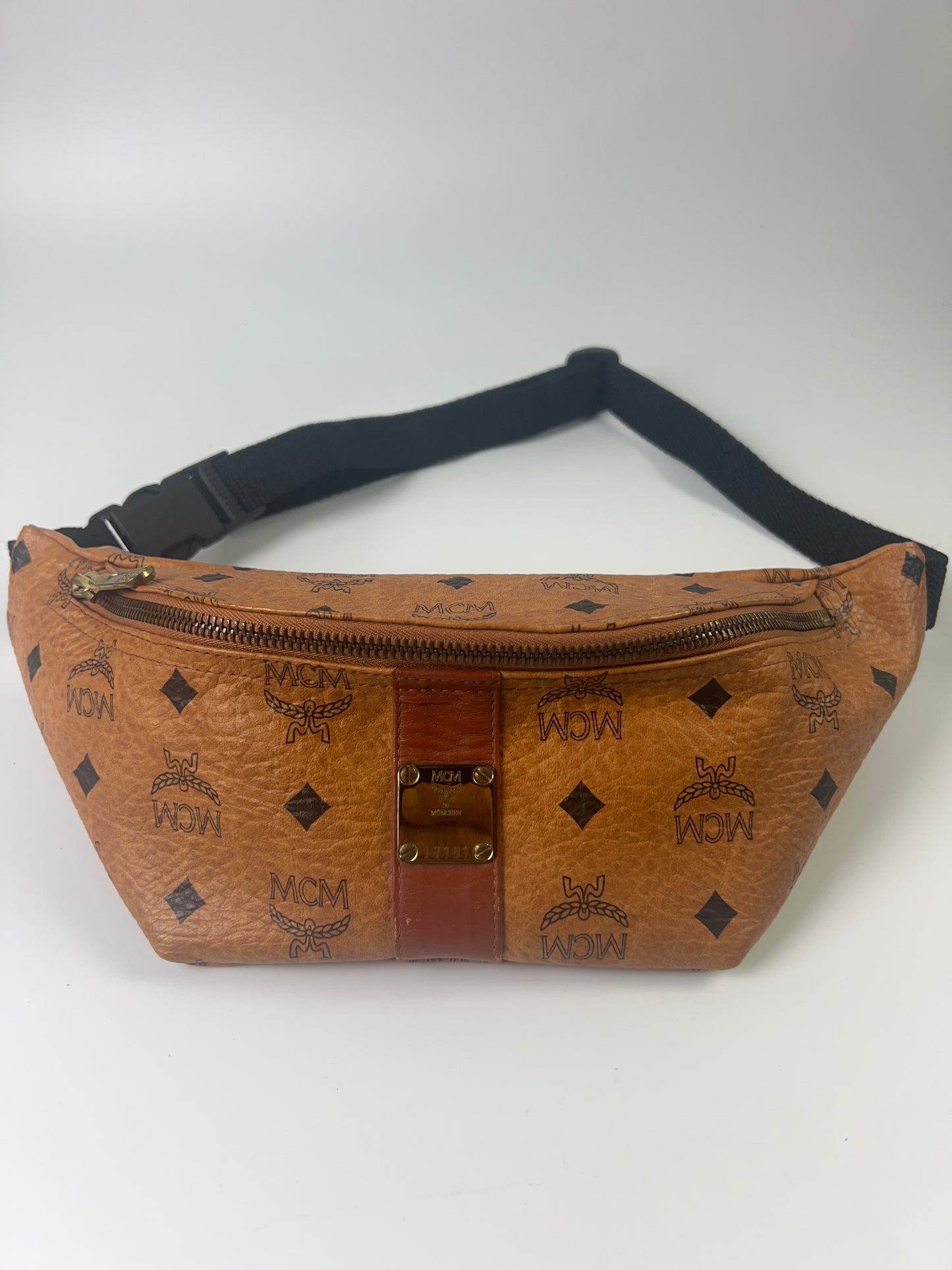 MCM Visetos Leather Vintage Waist Bum Bag Visetos Pattern