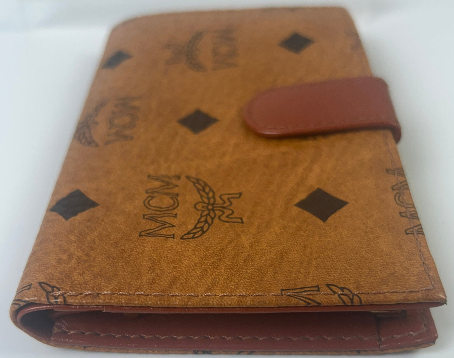 MCM Wallet Clasp Bifold Visetos Pattern