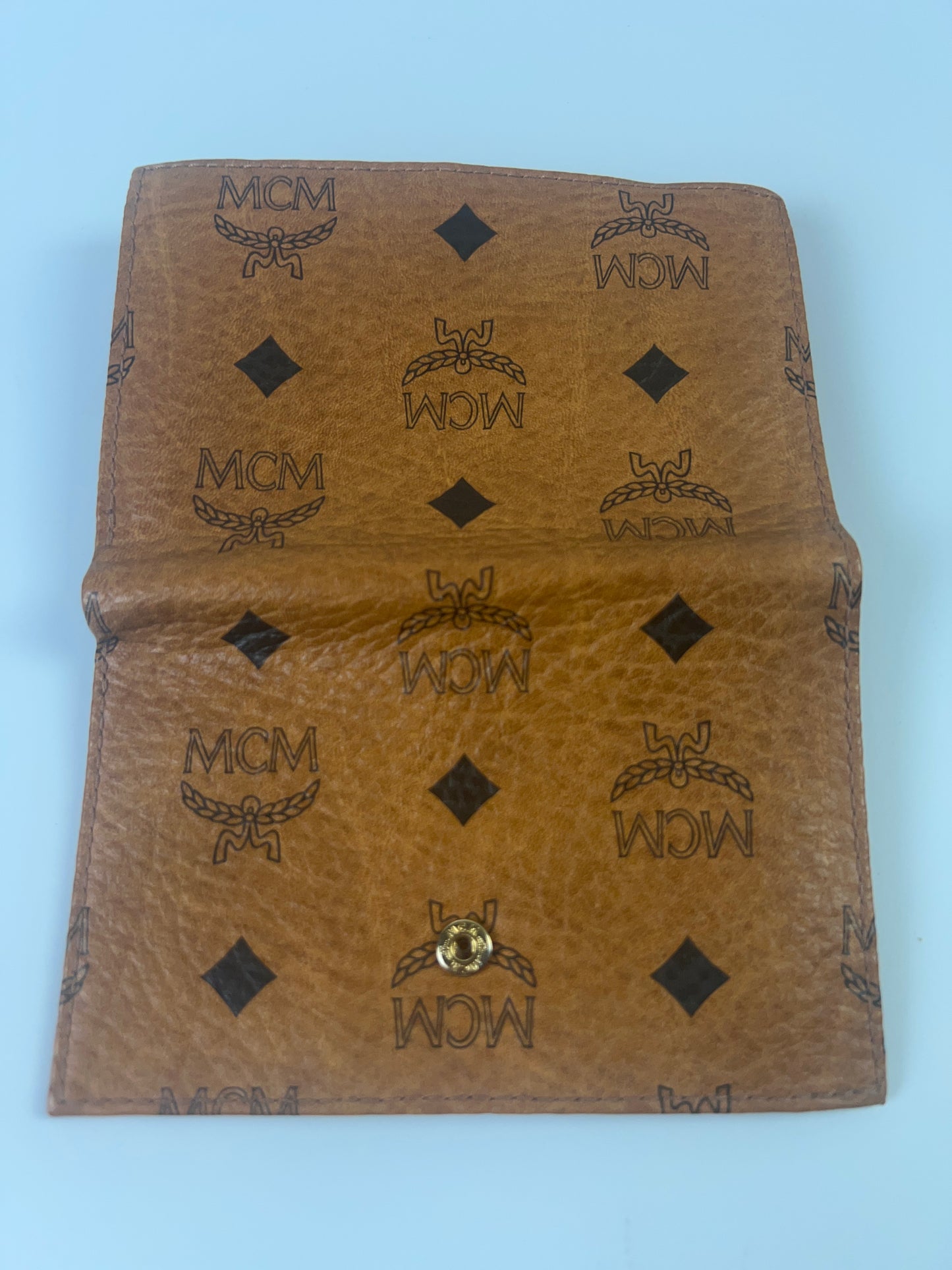 MCM Wallet Clasp Bifold Visetos Pattern