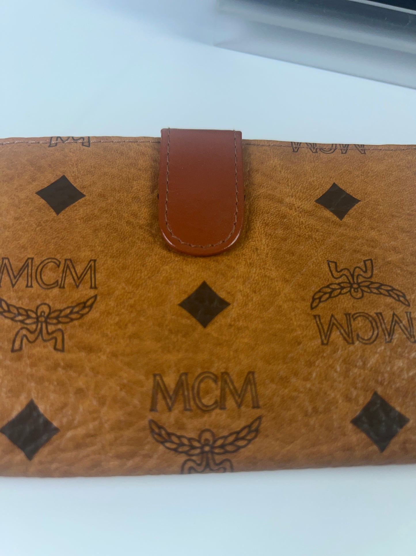 MCM Wallet Clasp Bifold Visetos Pattern