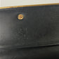 MCM Long Trifold Wallet Black/Gold w/chain-Shoulder strap Ladies