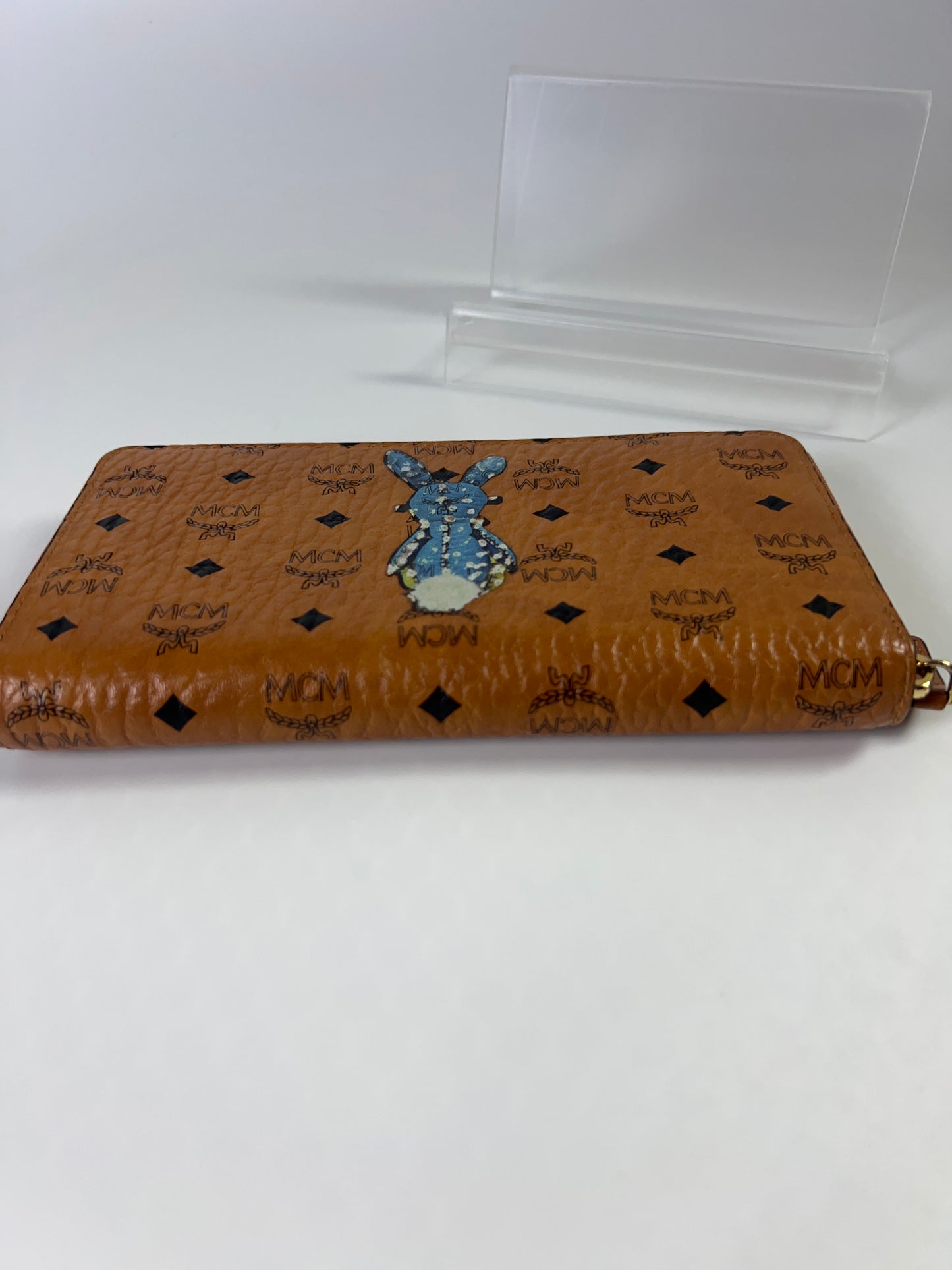 MCM Long Bifold Wallet Visetos Conjac Rabbit Ladies