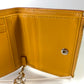 MCM Bifold Wallet Visetos Yellow w/Charm Ladies