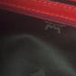 MCM Saffiano Hard Leather Tote/ Shoulder Bag Boston Bag Handbag Red