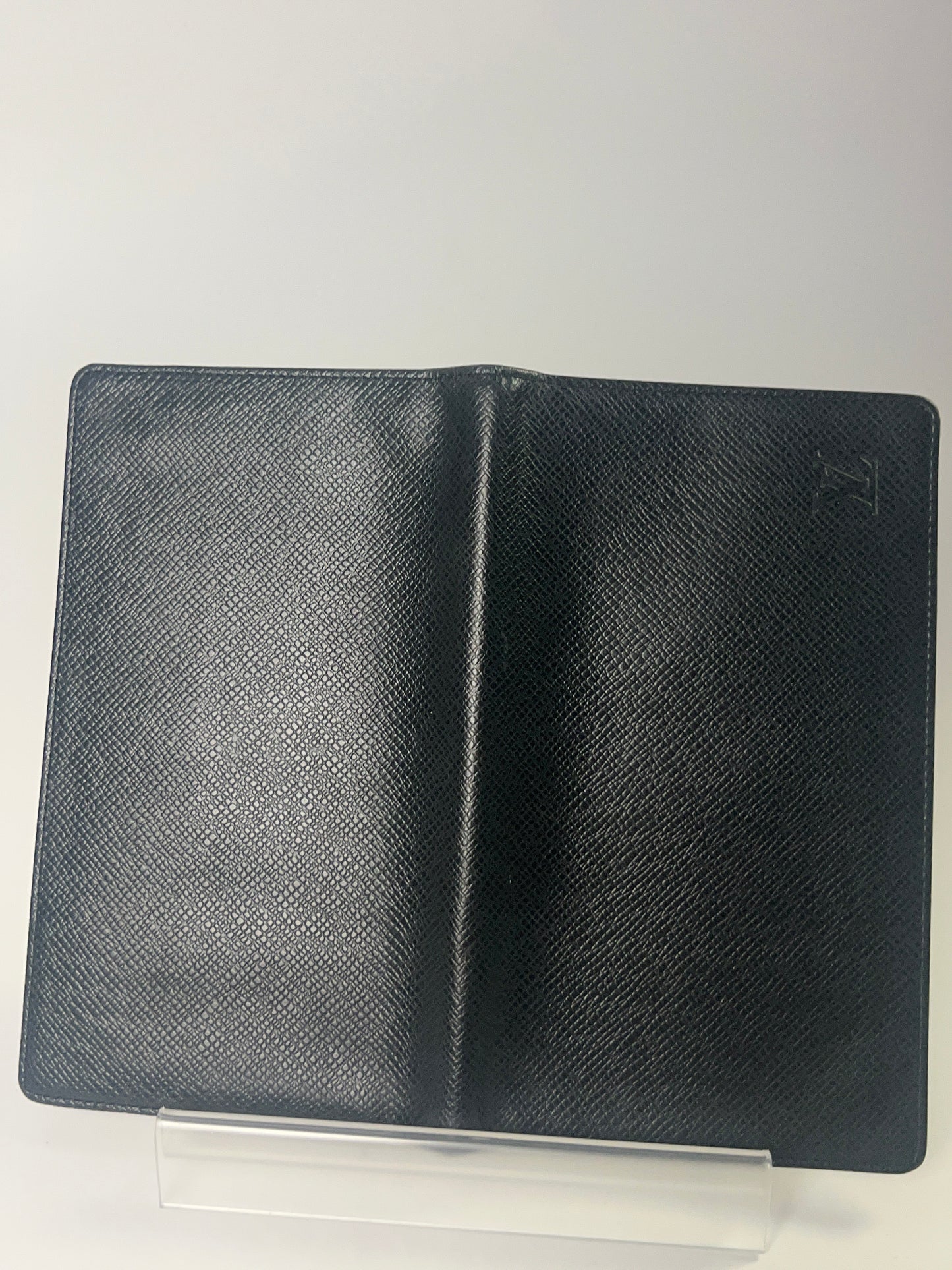 Louis Vuitton Black Long Bifold Check Wallet