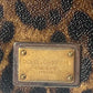 DOLCE & GABBANA Long Zippy Wallet Brown Leopard Leather Bifold Cardholder